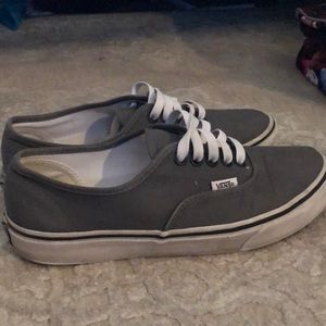 Lightly worn gray vans